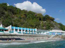 Санаторий Пограничник. Пляж