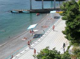 Санаторий Дюльбер Крым Мисхор Пляж