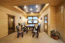 VIP отель Респект Холл. Зона отдыха у бань