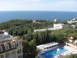 &nbsp;парк-отель Марат Крым, Гаспра, вид из окна корпуса №5