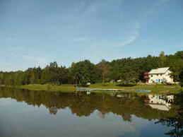 Санаторий Пролисок. Курорт Моршин. Озеро фото