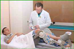 Времена года. Реабилитационное отделение. Аппарат для пассивной и беспрерывной разработки суставов