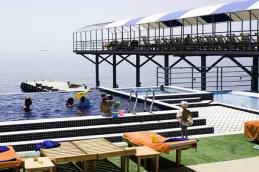 VIP отель Респект Холл. Пляж