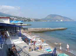 Пансионат Морской Бриз. Пляж